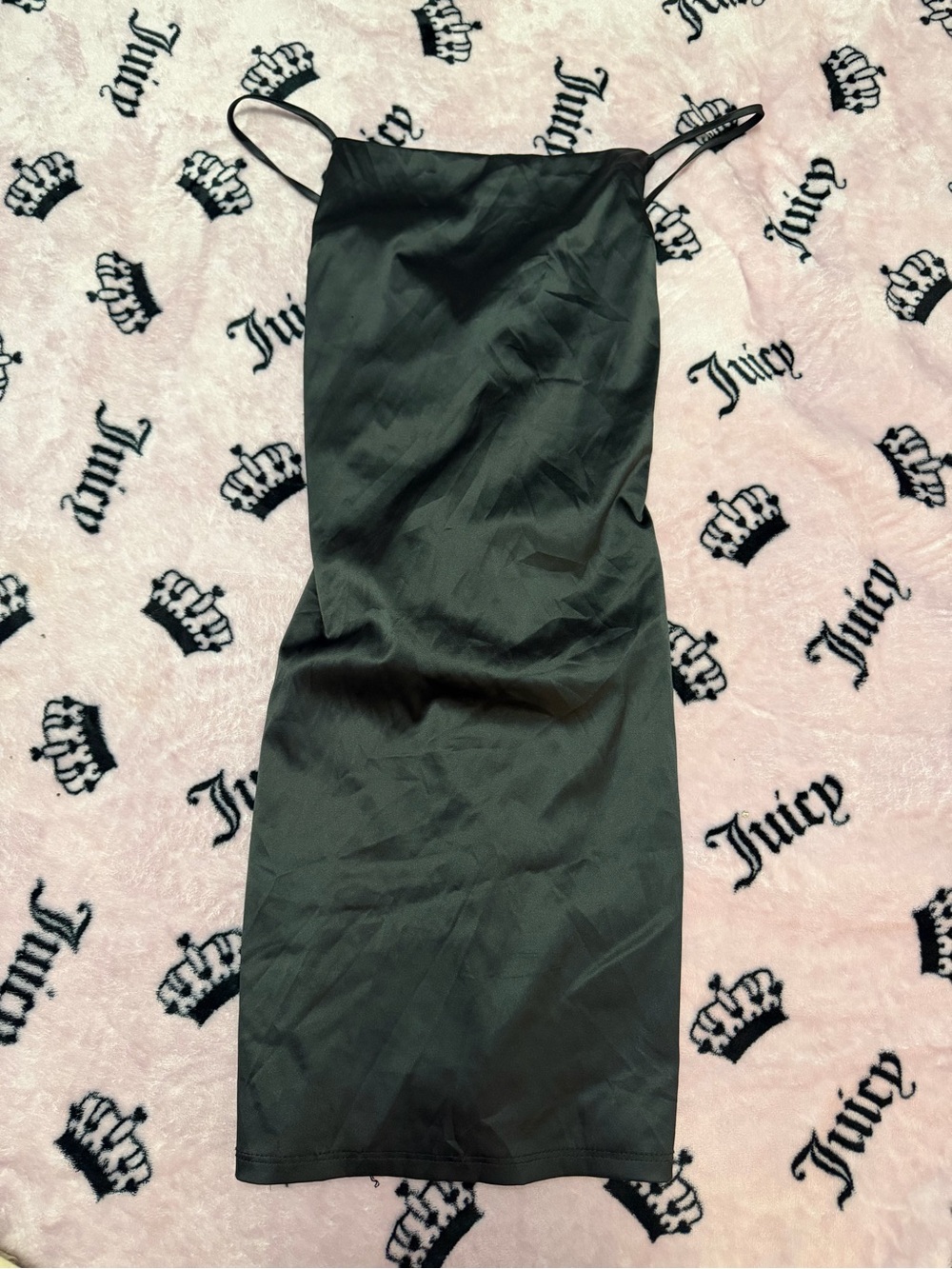 Garage Black Mini Slip Dress